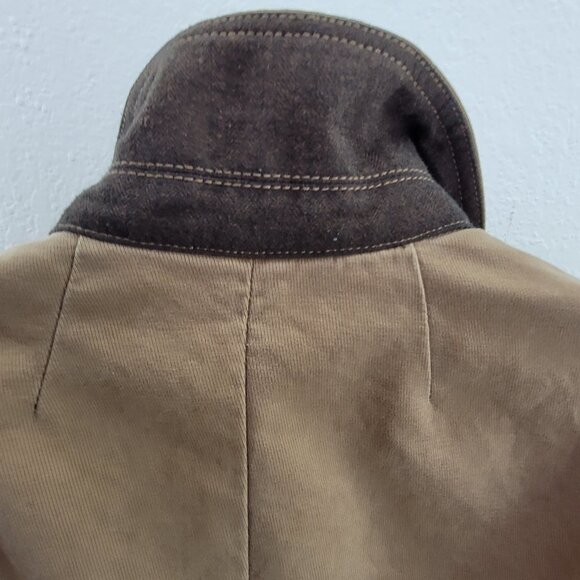 Coldwater Creek Jacket Womens 14 Brown Riding Blazer Leather Buttons Equestrian - Picture 12 of 14